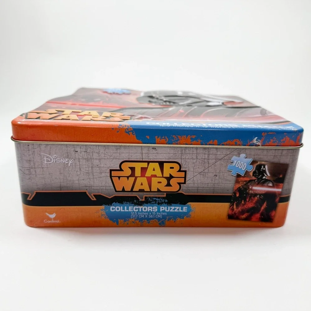 Star Wars Darth Vader Collectors Puzzle 1000 Piece Tin Cardinal Disney Complete